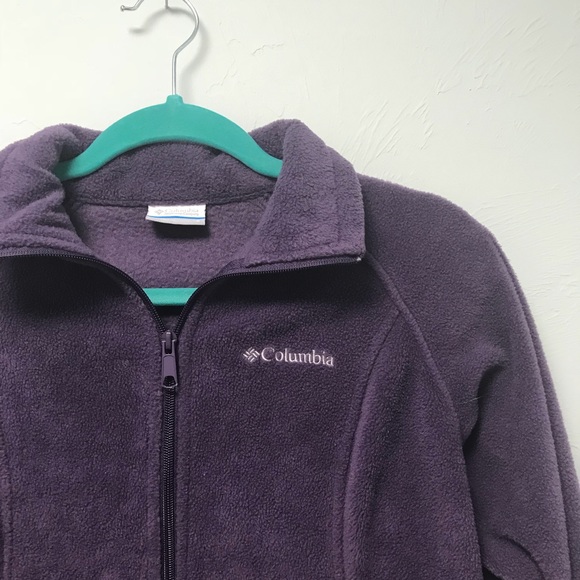 women's columbia three lakes plaid fleece jacket